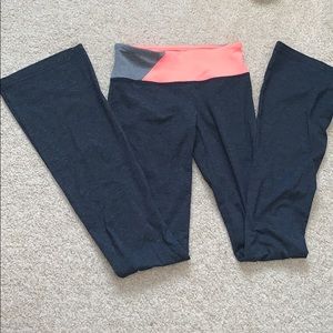 Dark grey boot cut yoga pants